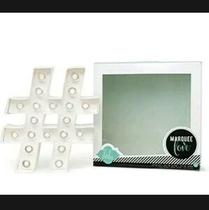 Heidi Swapp Marquee Light Kit,Hashtag Sign light Display home decor